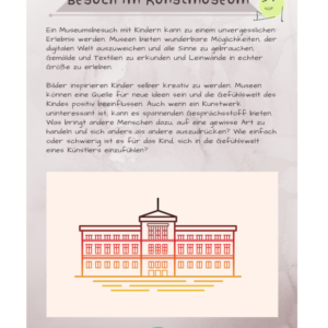 Ein lustvoller Museumsbesuch mit Kindern