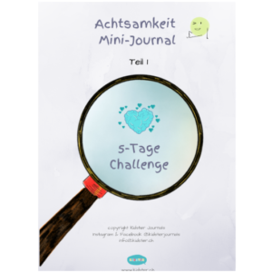 Achtsamkeit Mini-Journal